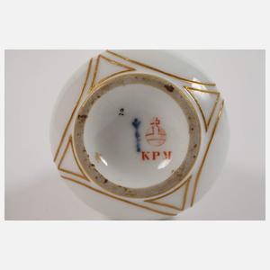 KPM Berlin kleine Enghalsvase Jugendstil