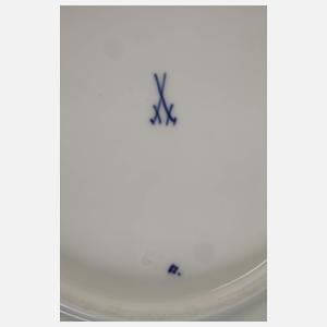 Meissen sechs Teller aus dem "Flügelmuster-Service“