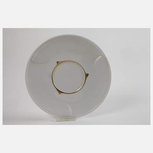 Meissen Teetasse mit Untertasse "Peitschenhieb"