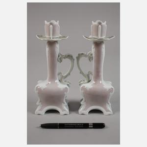 Müller Schwarza-Saalbahn Paar Leuchter Jugendstil