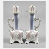 Müller Schwarza-Saalbahn Paar Leuchter Jugendstil111