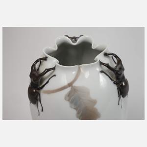 Rosenthal "Vase mit Hirschkäfern"