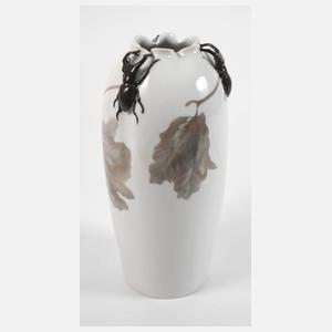 Rosenthal "Vase mit Hirschkäfern"