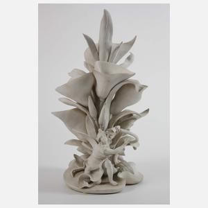 Eckert & Co. Volkstedt figürlicher Tafelaufsatz