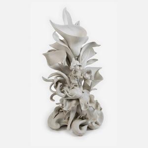 Eckert & Co. Volkstedt figürlicher Tafelaufsatz