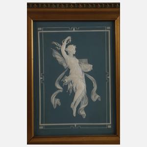 Villeroy & Boch Bildplatte in Wedgwood-Manier