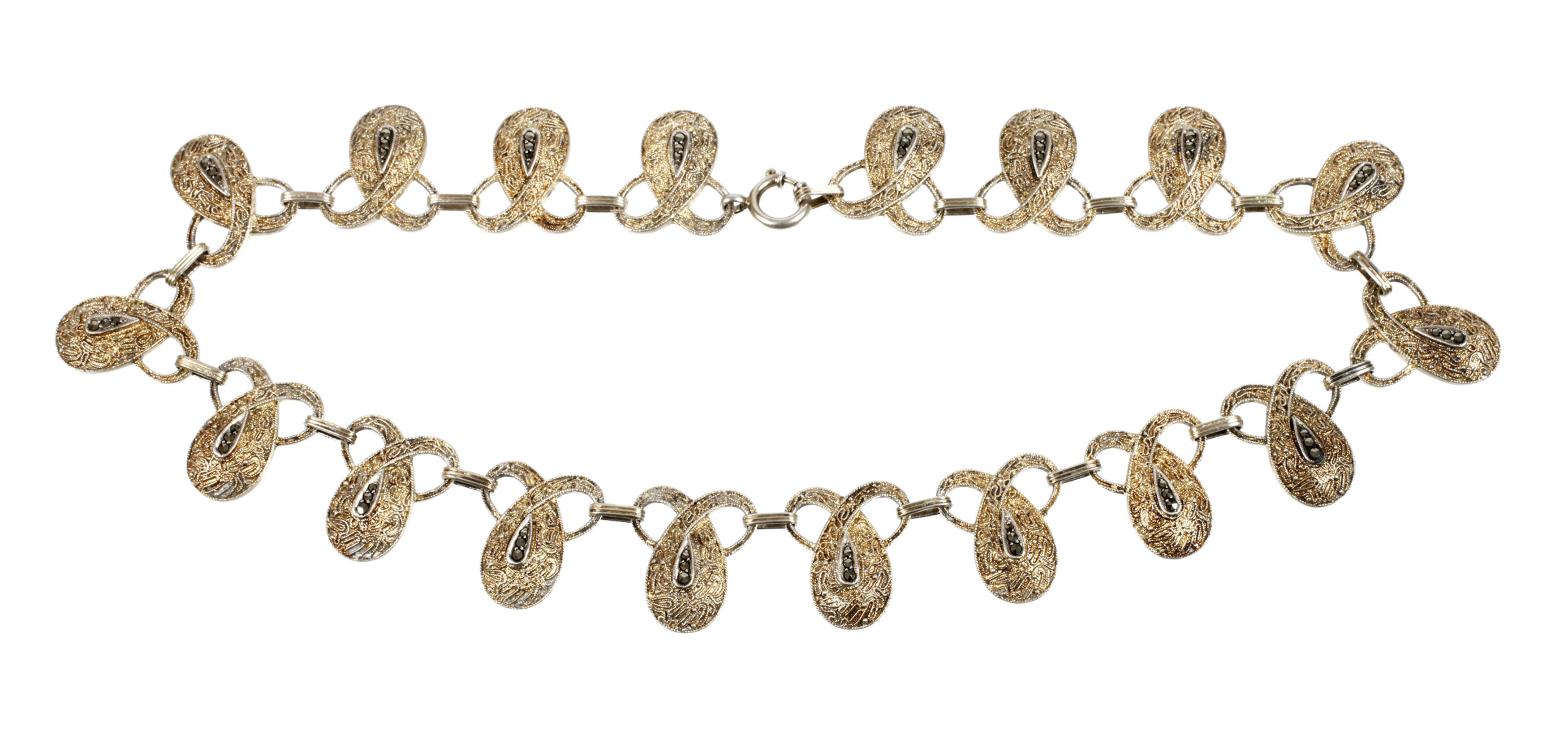 Theodor Fahrner Collier mit Markasiten