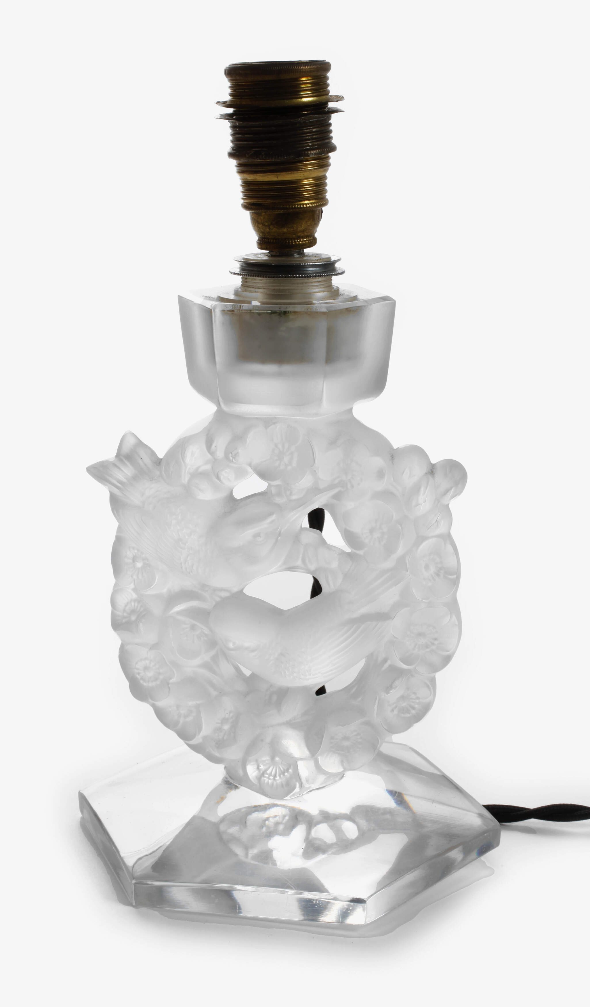René Lalique, Tischlampe mit Vögelchen