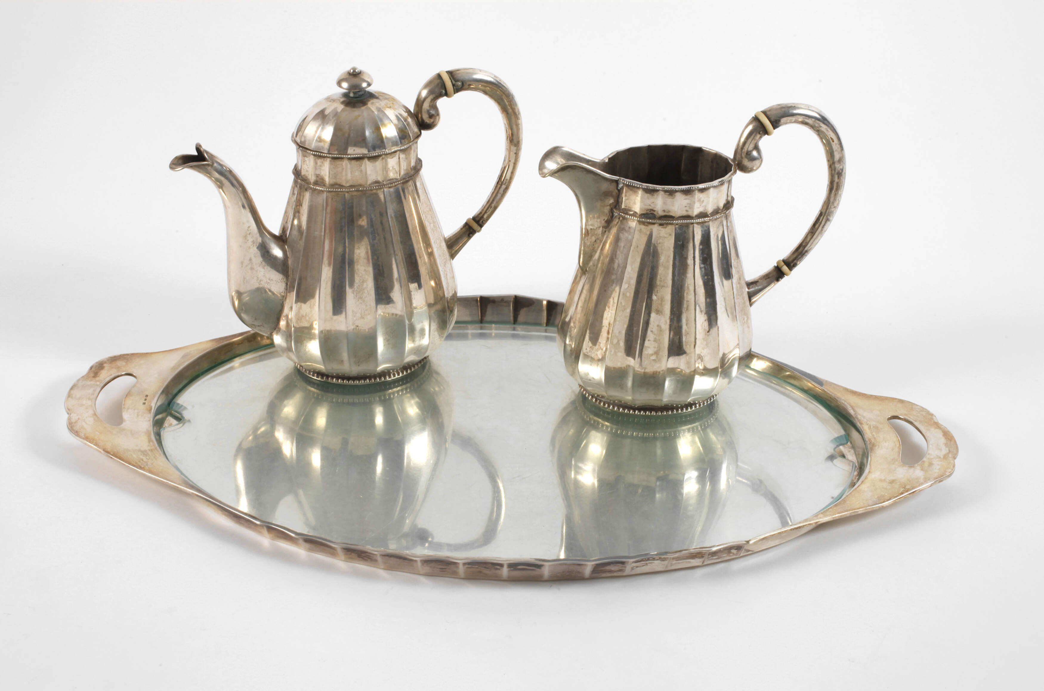 Silber Kernstück Art déco