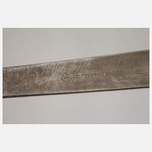 Hans Heck Plauen drei Silberteile