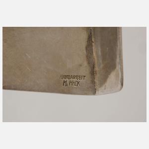 Hans Heck Plauen drei Silberteile