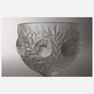 René Lalique Fußschale mit Vögelchen