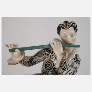 Schwarzburg Werkstätten "Japanische Flötenspieler"