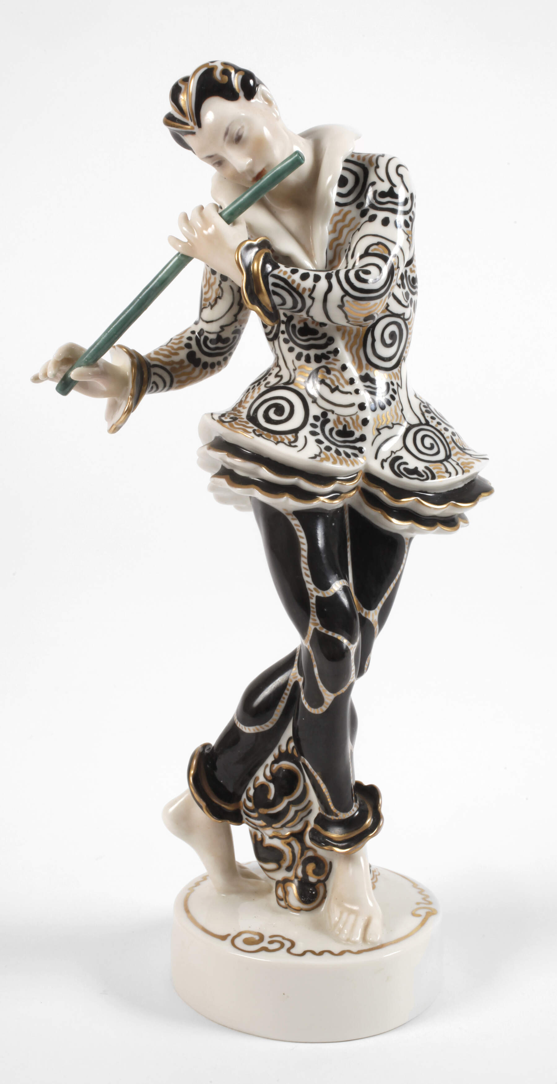 Schwarzburg Werkstätten "Japanische Flötenspieler"