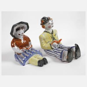 Wilhelm Diebener Paar figürliche Buchstützen