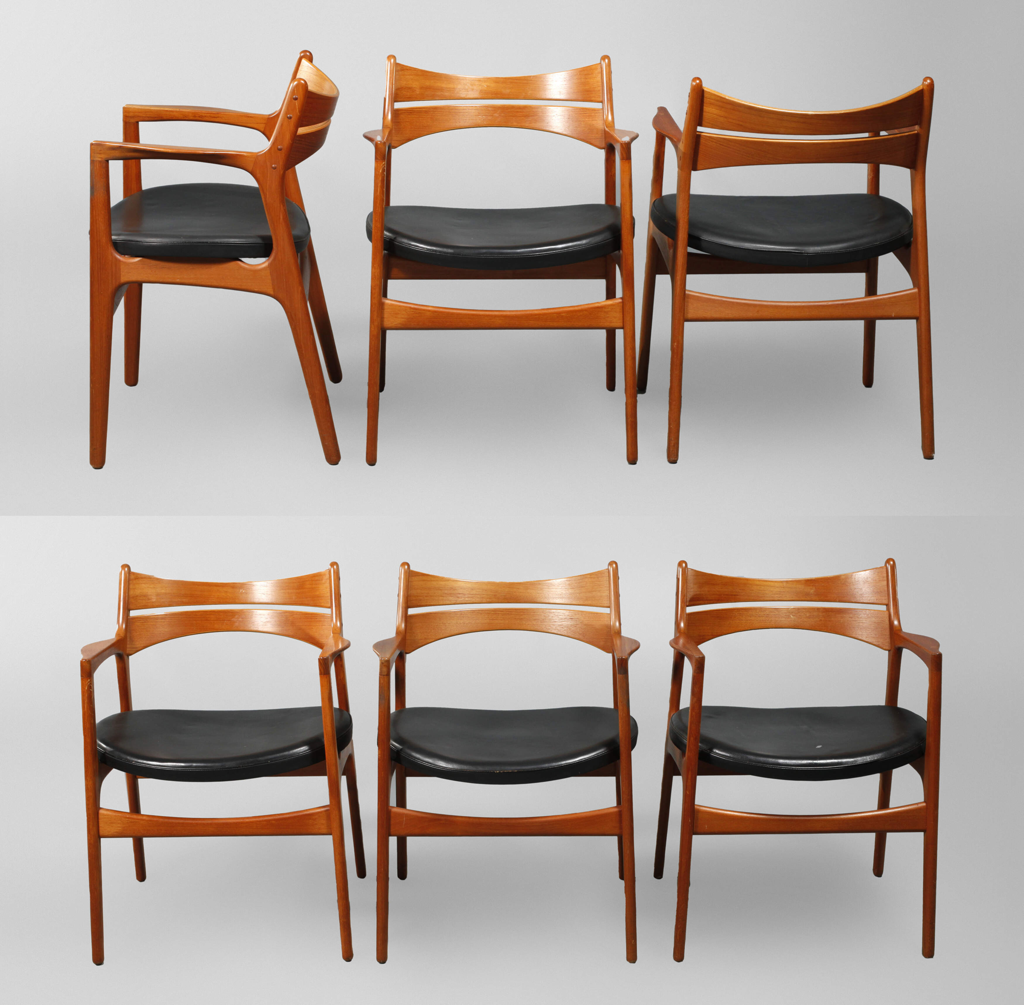 Sechs Armlehnstühle