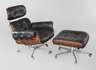 Lounge-Chair und Ottomane