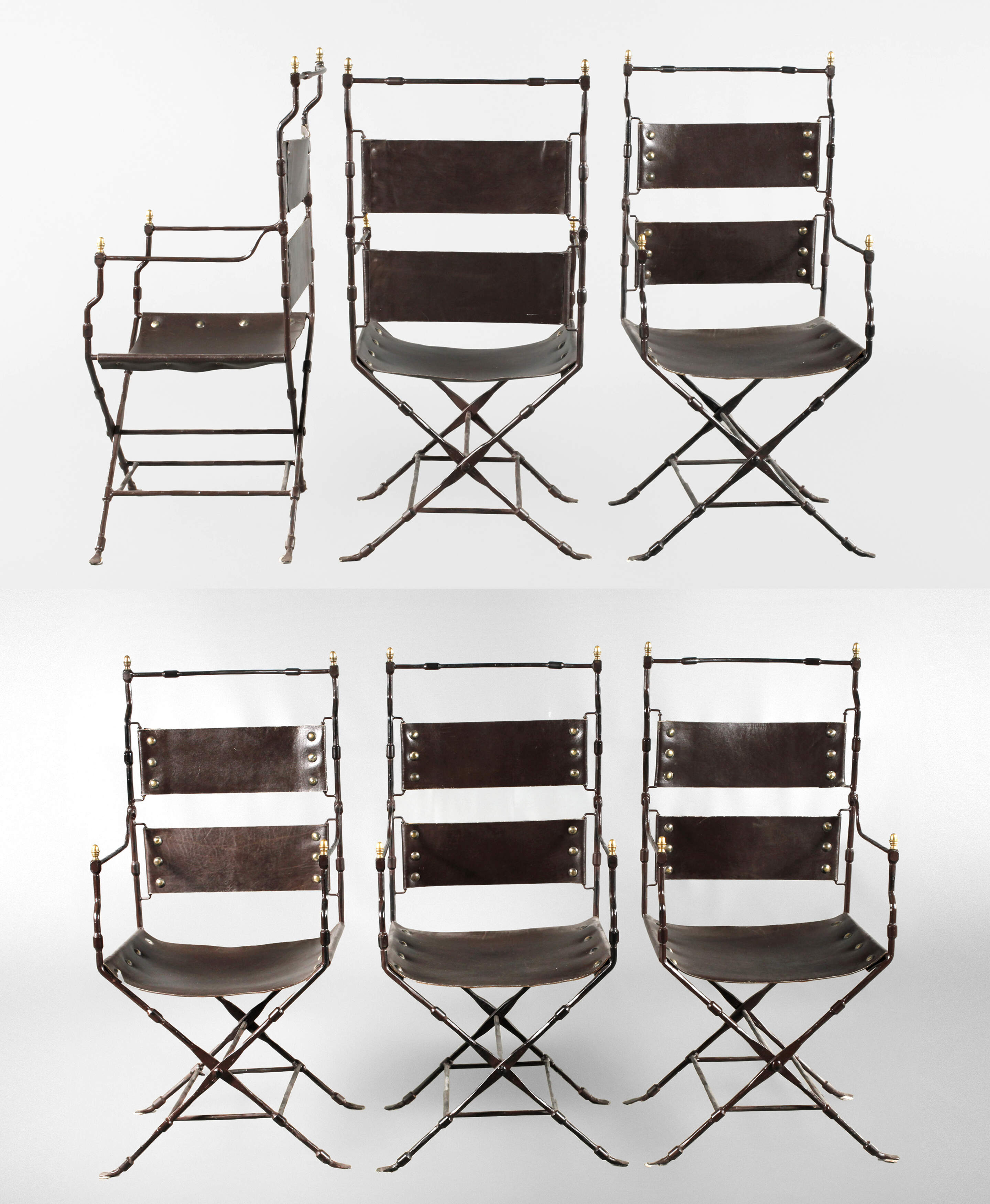 Maison Jansen sechs Esszimmerstühle