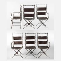 Maison Jansen sechs Esszimmerstühle111