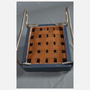 Paar Stahlrohrsessel