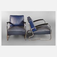 Paar Stahlrohrsessel111