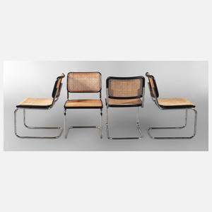 Thonet vier Freischwinger S 32 V