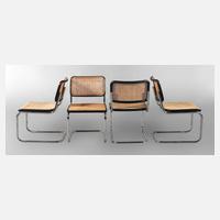 Thonet vier Freischwinger S 32 V111