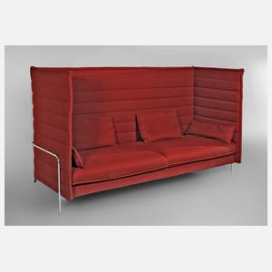 Alcove Lounge Highback 3-Sitzer-Sofa