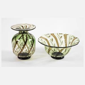 Orrefors Vase und Schale Eva Englund