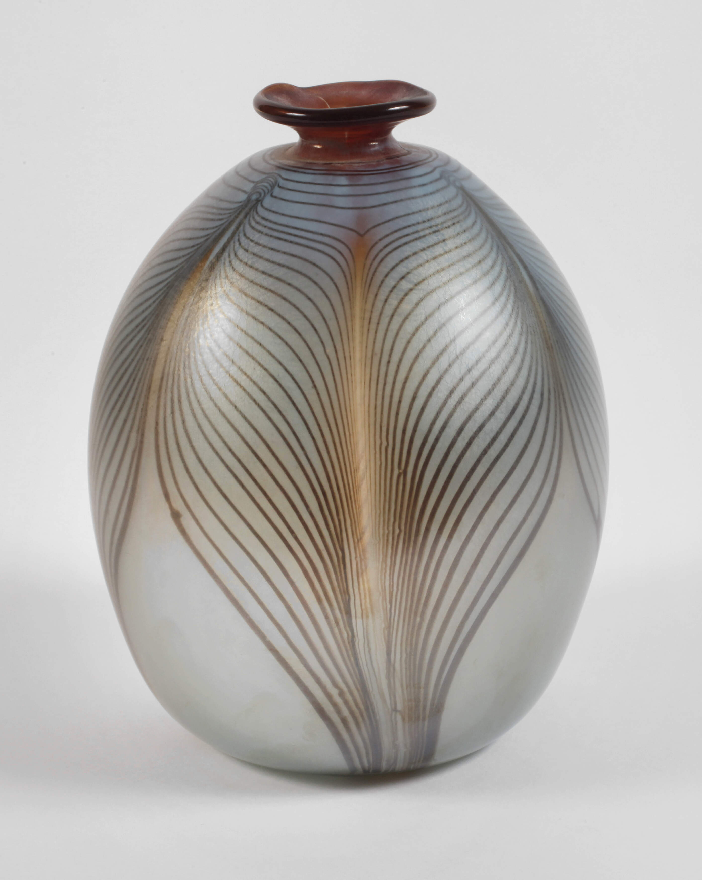 Studioglas Vase Erwin Eisch
