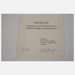 Glasobjekt Prof. Jaroslav Svoboda