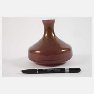 Murano Vase mit zerplatzter Goldfolie