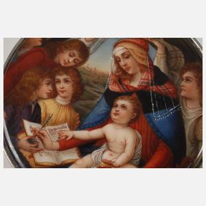 Kleine Bildplatte "Madonna del Magnificant"