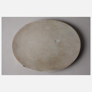 Kleine Bildplatte Mädchenportrait in Tischrahmen