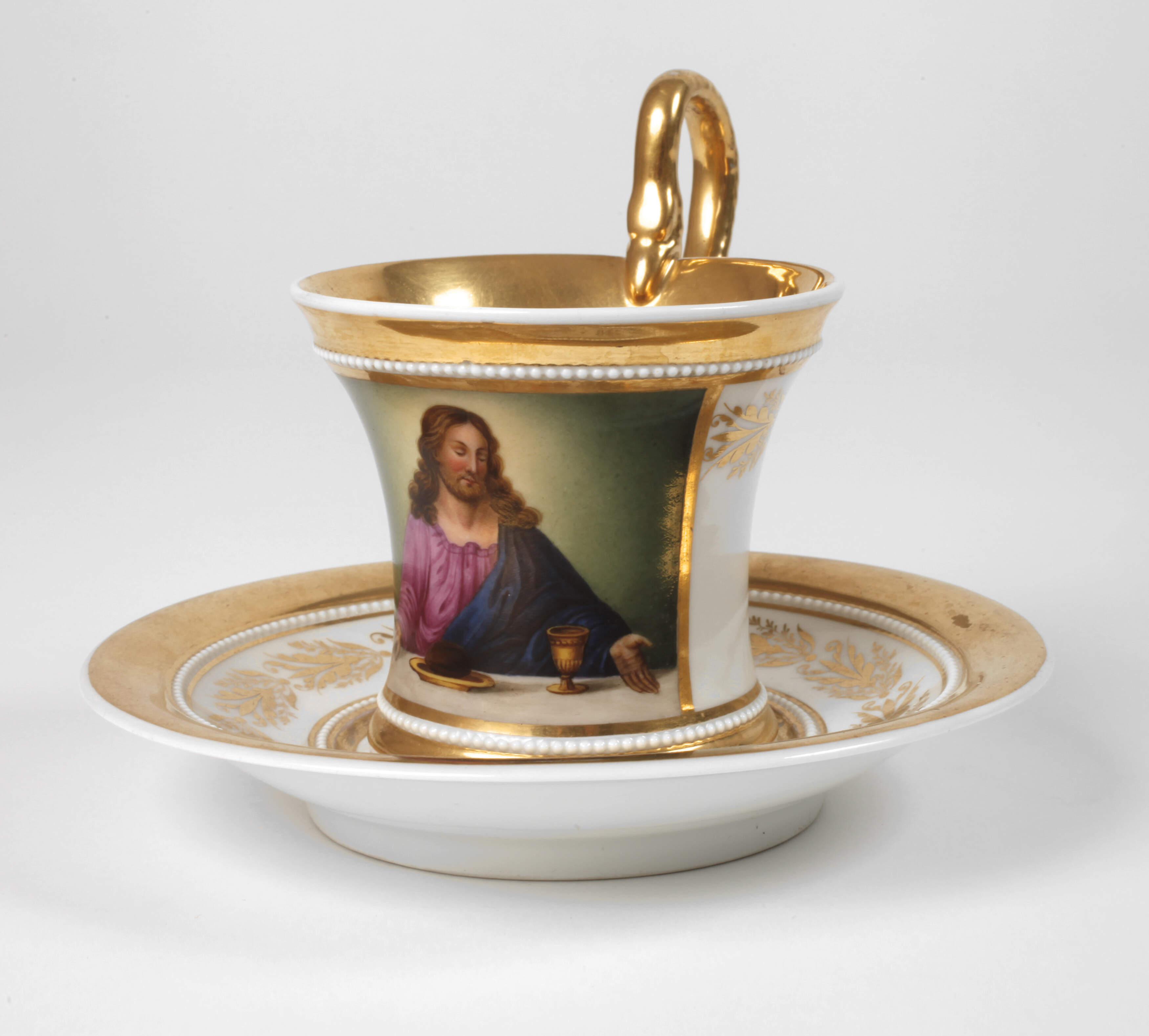 KPM Berlin Eucharistietasse mit Untertasse