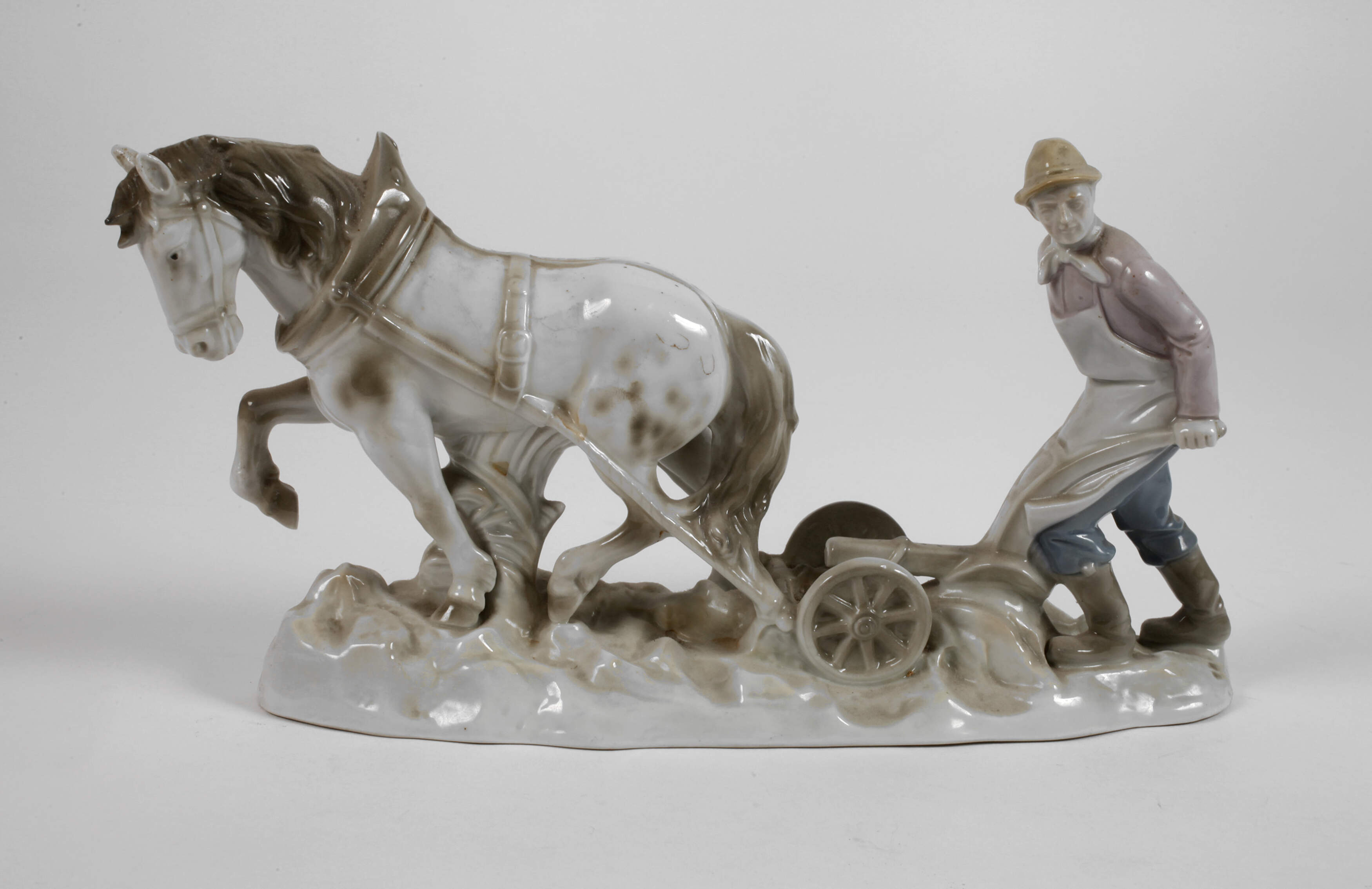 Fraureuth/Wallendorf pflügender Bauer