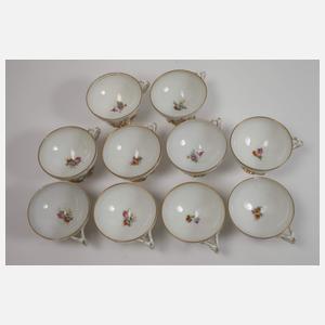 Fraureuth prunkvolles Kaffee-/Teeservice "Rokoko"