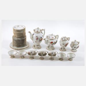 Fraureuth prunkvolles Kaffee-/Teeservice "Rokoko"