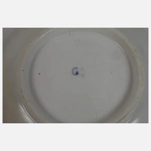 Gardner Moskau Deckeltasse Tiermalerei