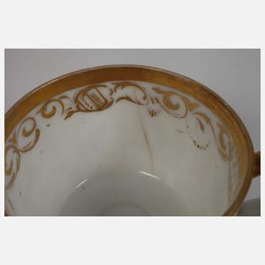 Gardner Moskau Deckeltasse Tiermalerei