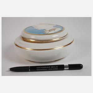 Hutschenreuther Paar Deckeldosen mit Kinderkopf