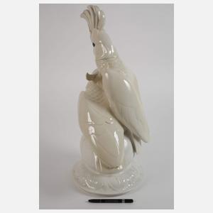 Hutschenreuther große Papageiengruppe und Miniatur-Raben