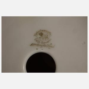 Hutschenreuther große Papageiengruppe und Miniatur-Raben