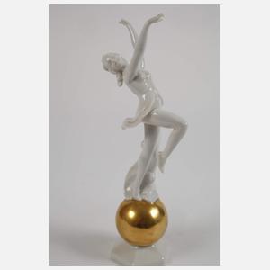 Hutschenreuther Konvolut Goldkugel-Figuren