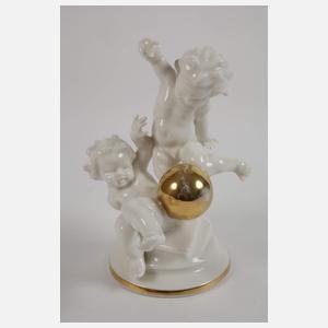 Hutschenreuther Konvolut Goldkugel-Figuren