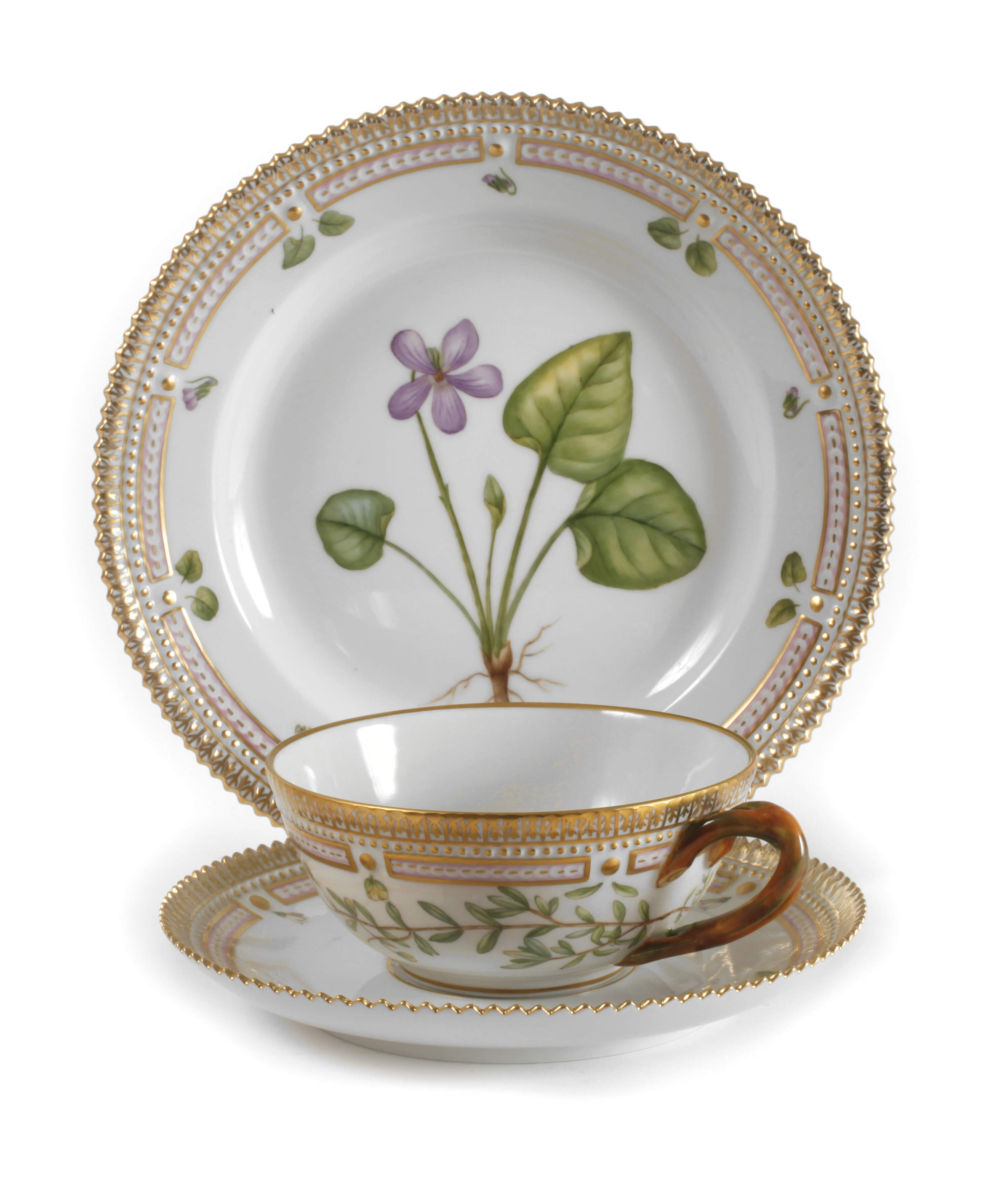 Kopenhagen Teegedeck "Flora Danica"