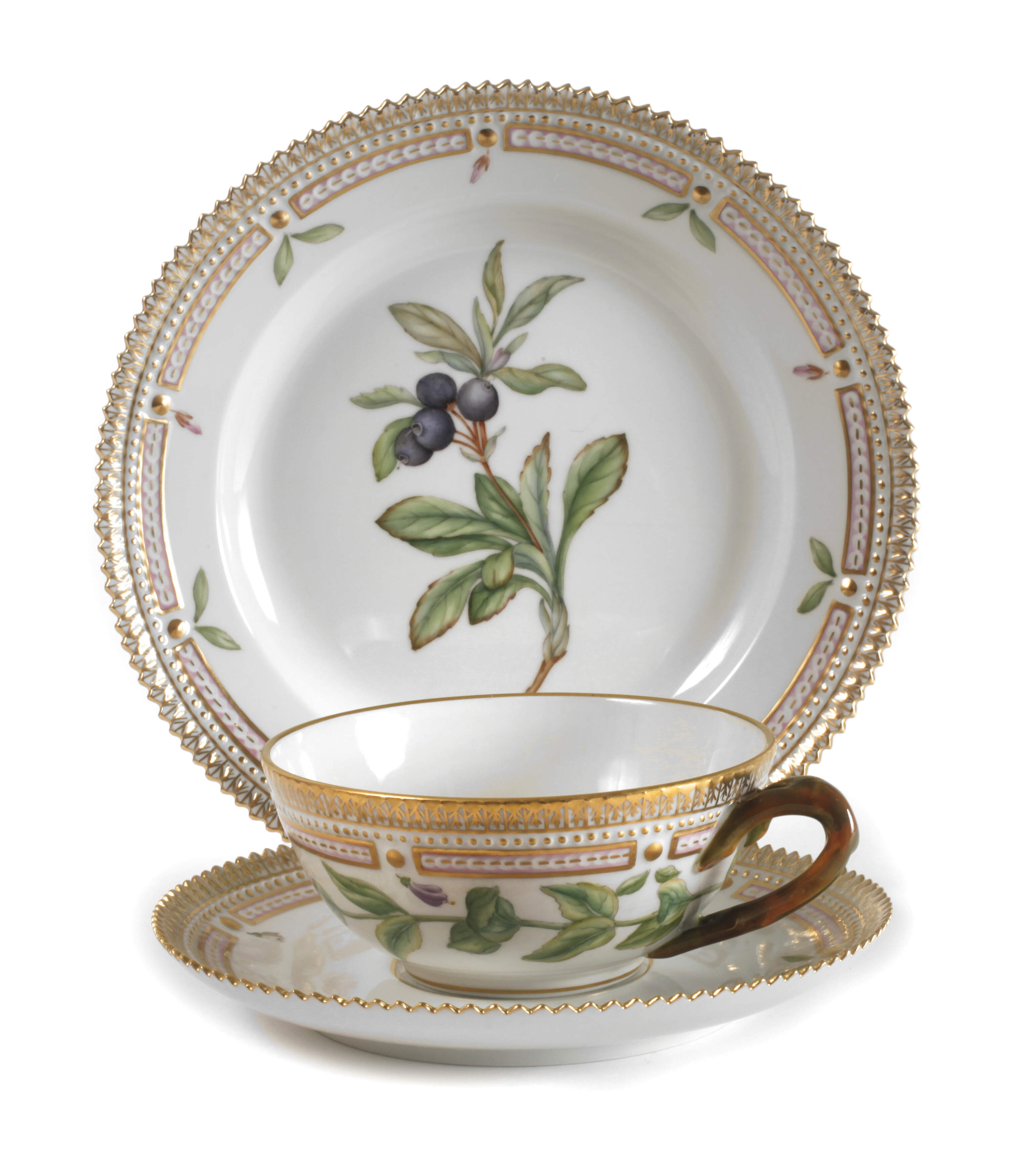 Kopenhagen Teegedeck "Flora Danica"