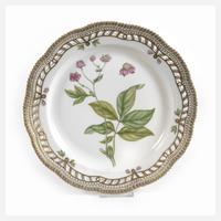 Kopenhagen Kuchenplatte "Flora Danica"111