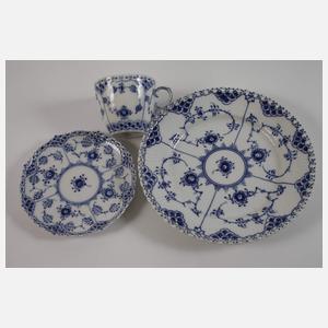 Kopenhagen Kaffeeservice "Musselmalet Vollspitze"