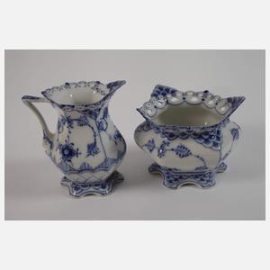 Kopenhagen Kaffeeservice "Musselmalet Vollspitze"